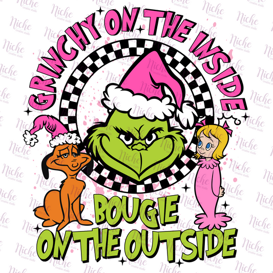 -CHR1035 Grinch Boujee Trio Decal