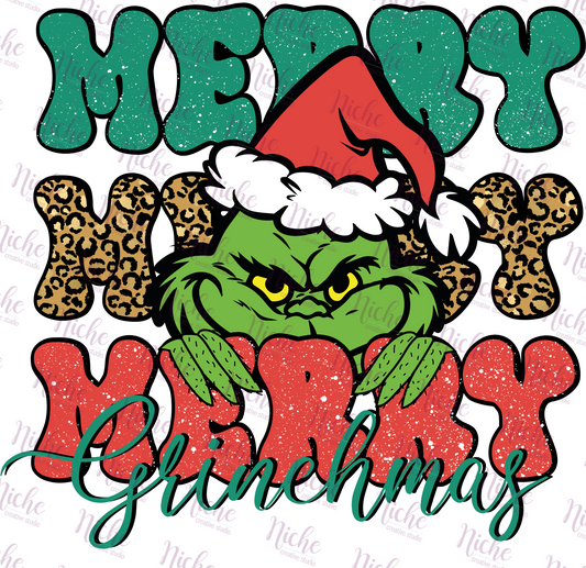 -CHR1036 Merry Grinchmas Decal