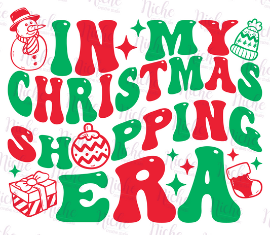 -CHR1043 Christmas Shopping Era Decal