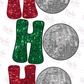 -CHR1046 HoHoHo Disco Decal