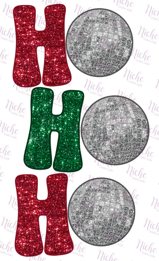 -CHR1046 HoHoHo Disco Decal