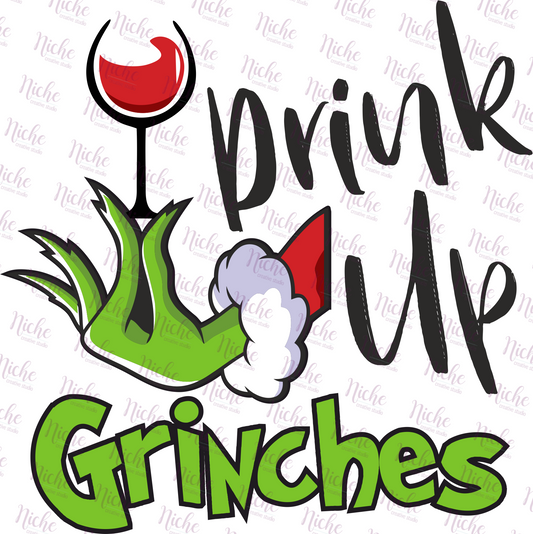 -CHR1062 Drink Up Grinches Decal