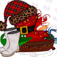 -CHR1064 Louisiana Cajun Christmas Decal