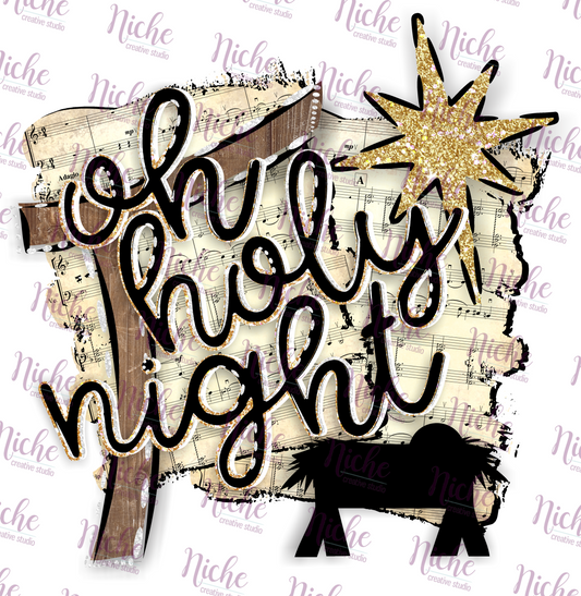 -CHR1119 Oh Holy Night Decal
