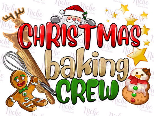 -CHR1129 Christmas Baking Crew Decal