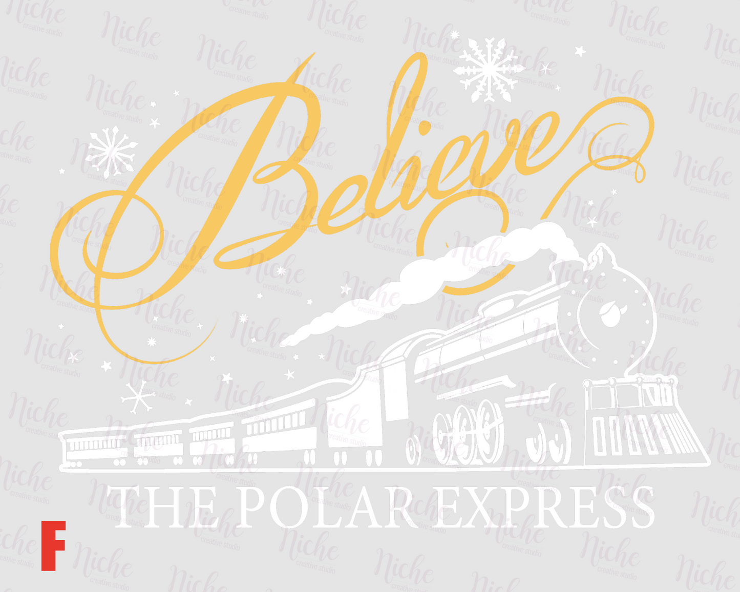 -CHR1131 Polar Express Believe Decal