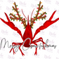 -CHR1155 Christmas Crawfish Decal