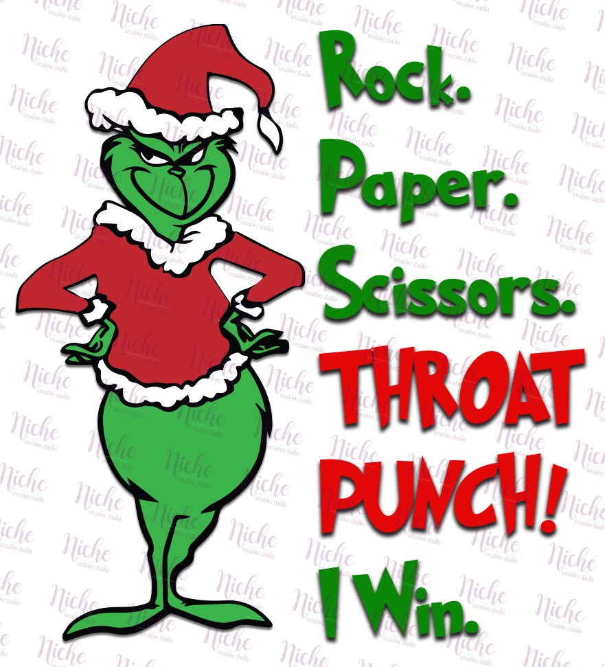 CHR256 Grinch Decal Niche Creative Studio