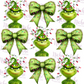 -CHR5423 Christmas Coquette Bow Decal