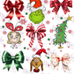 -CHR5427 Grinchmas Coquette Bow Decal