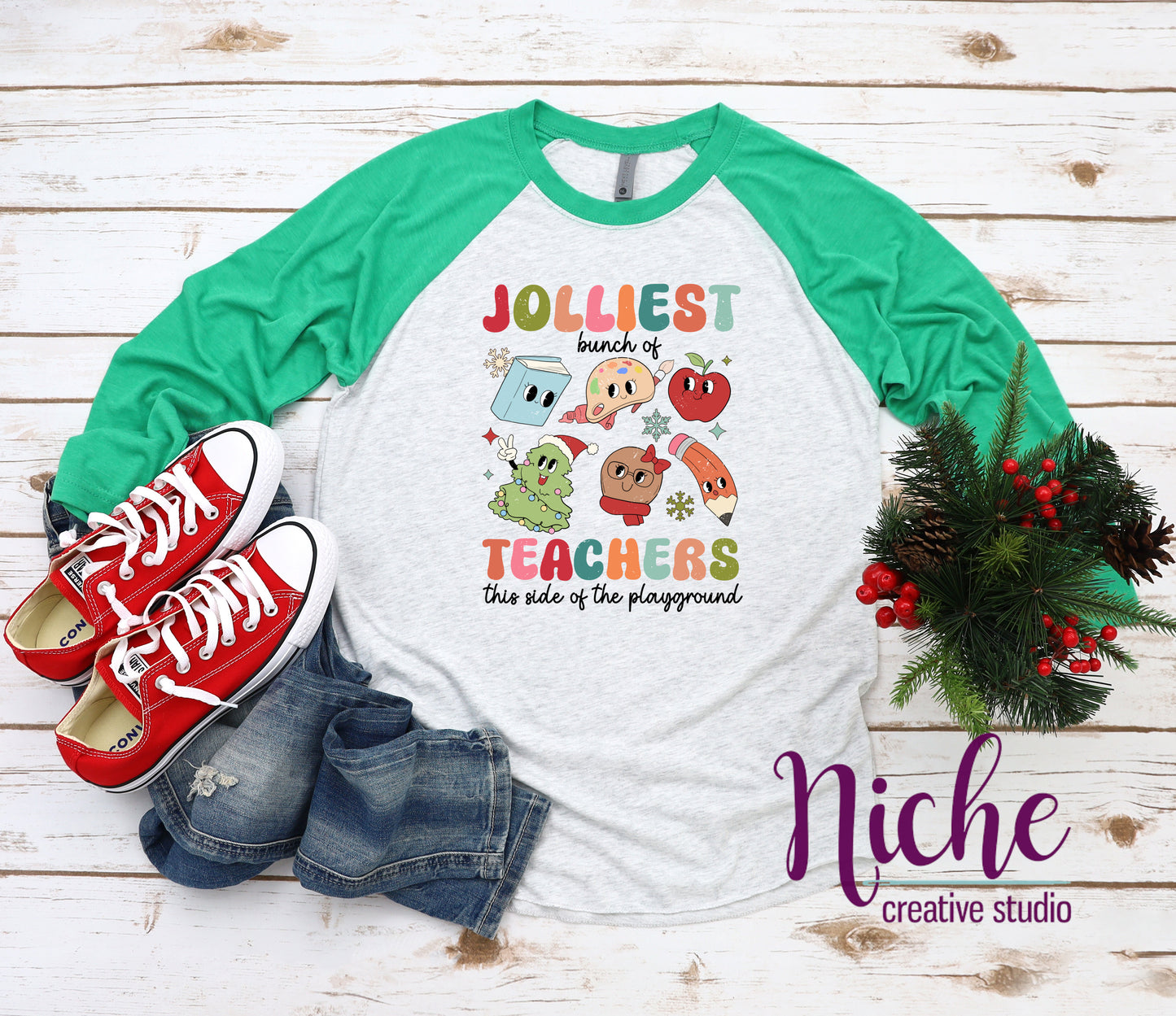 -CHR5458 Jolliest Bunch Of Teachers Decal