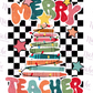 -CHR5460 Christmas Tree Merry Teacher Decal