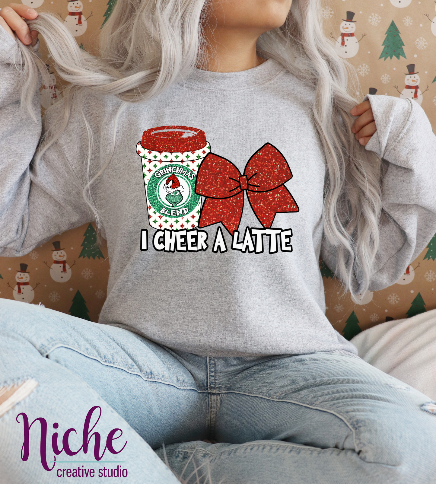 -CHR5474 I Cheer a Latte Decal