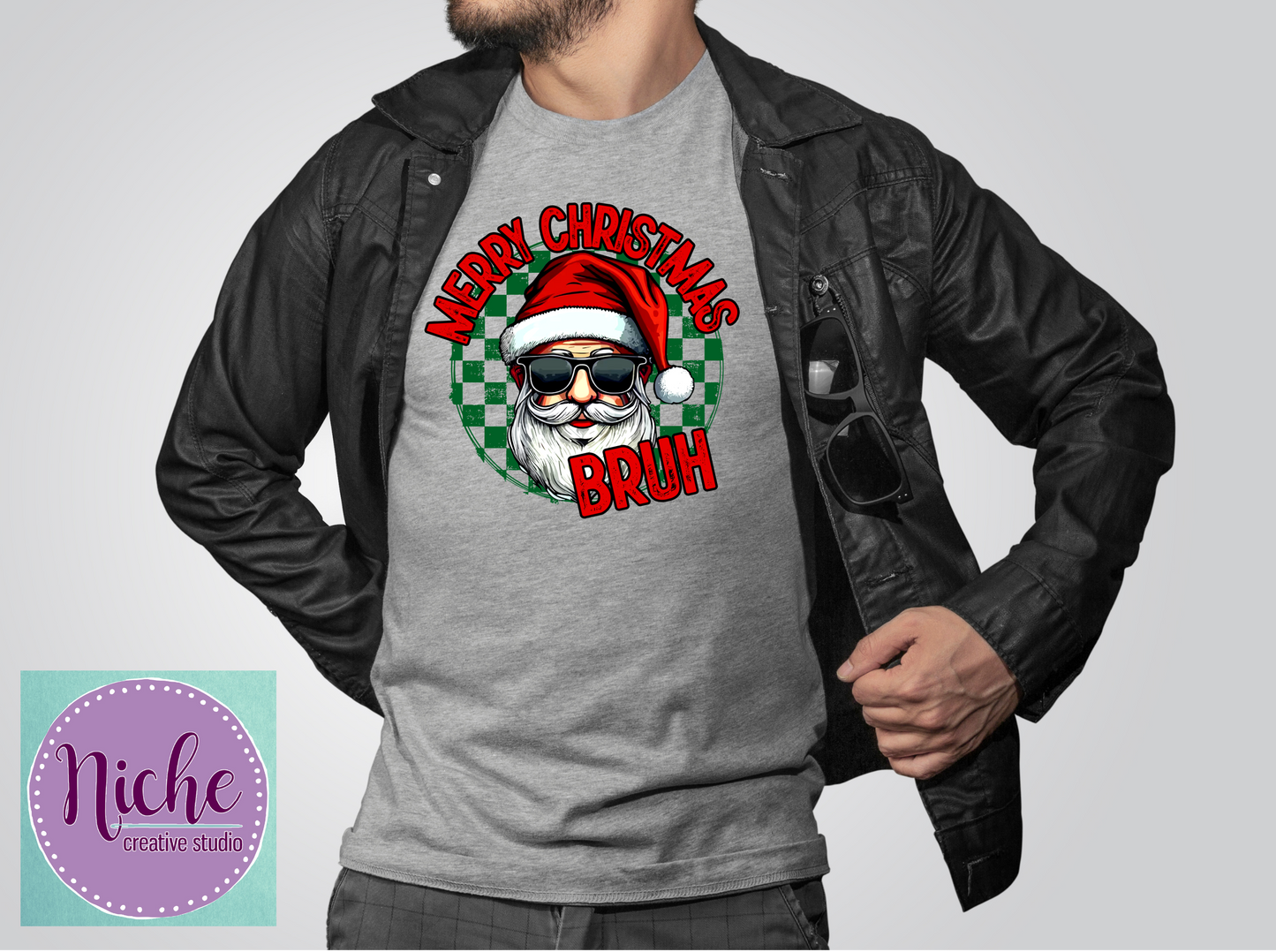 -CHR5480 Merry Christmas Bruh Decal