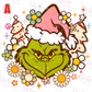 -CHR839 Pink Grinch Decal