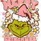 -CHR839 Pink Grinch Decal