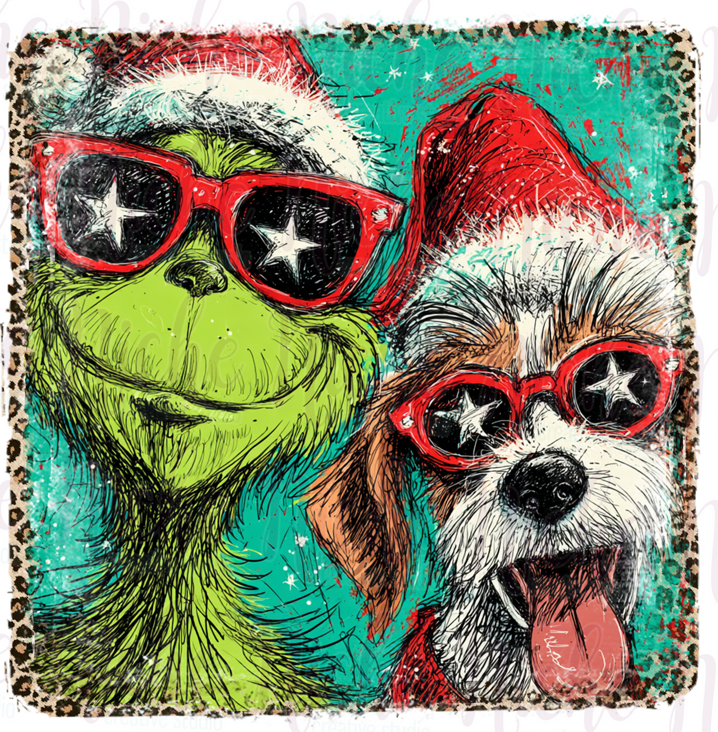 -CHR8421 Grinch and Max Decal