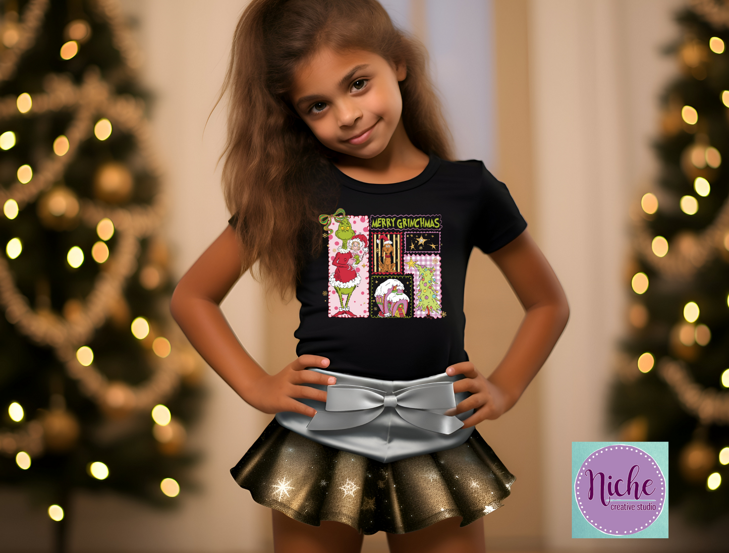 -CHR8427 Grinch Stamps Decal