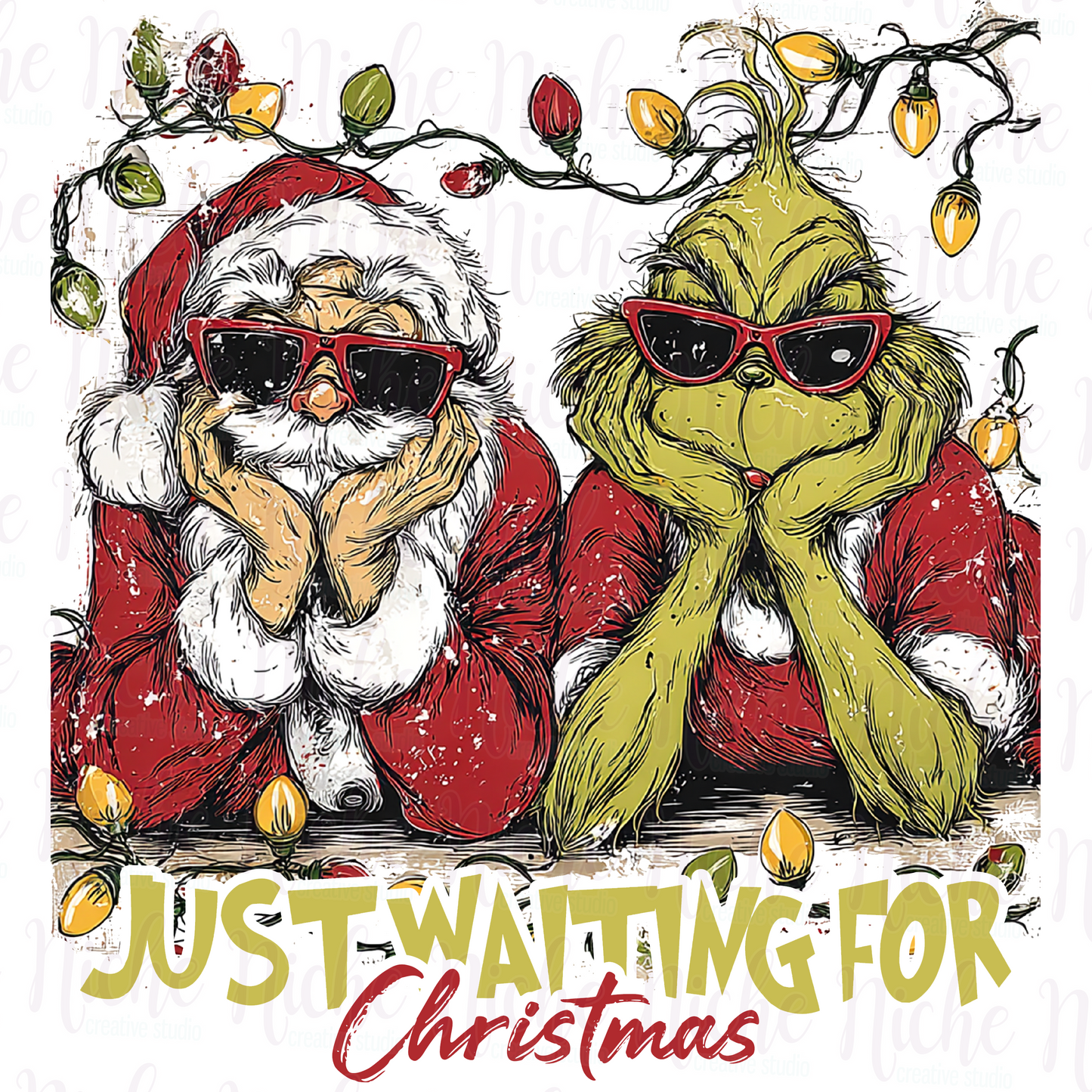 -CHR8466 Santa and Grinch Decal