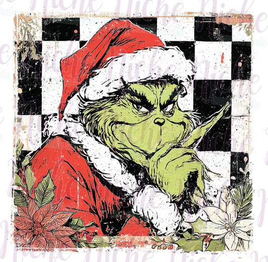 -CHR8481 Retro Green Guy Decal