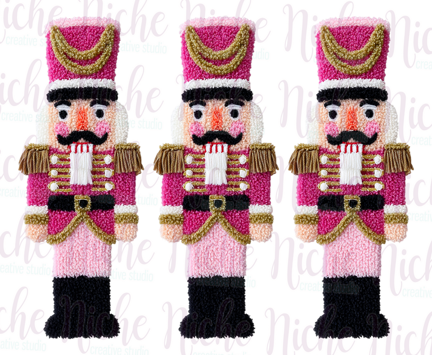 -CHR8491 Nutcrackers Crochet Decal