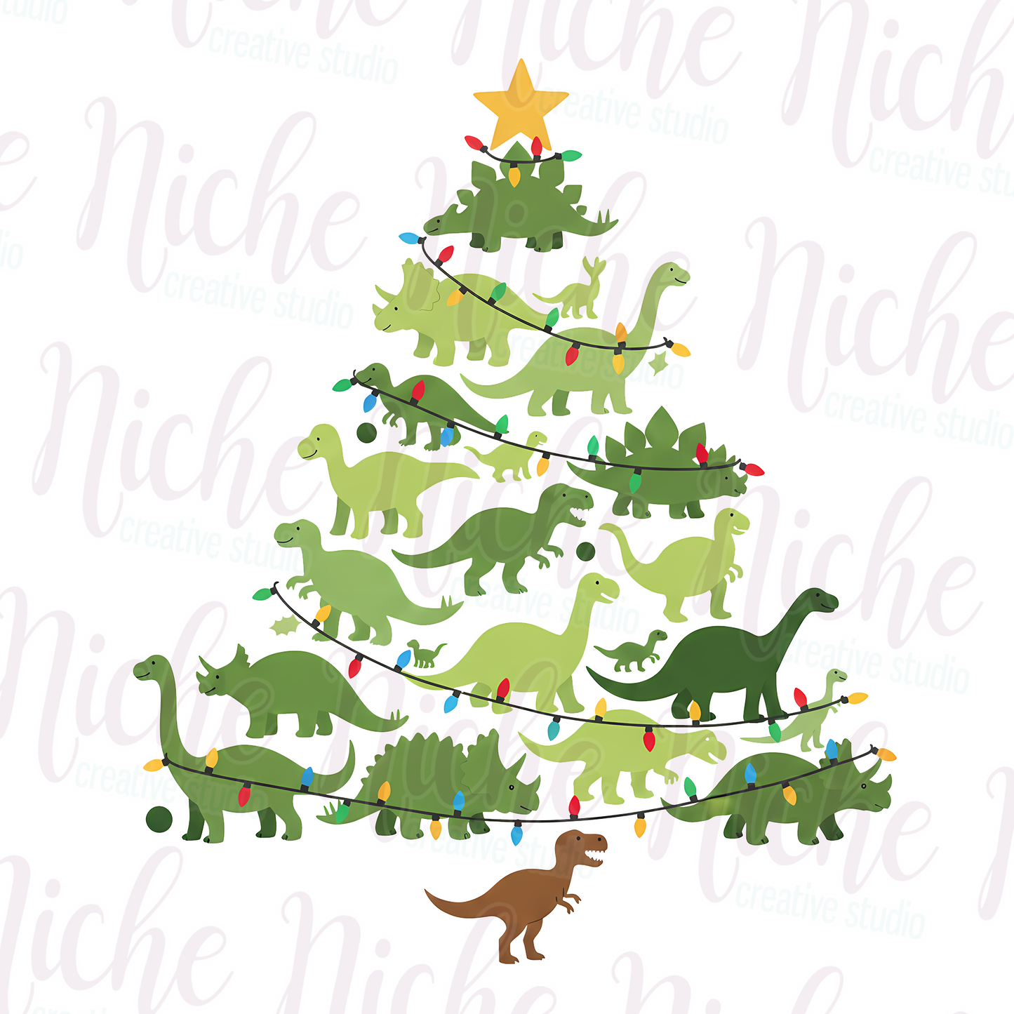 -CHR8503 Dino Tree Decal
