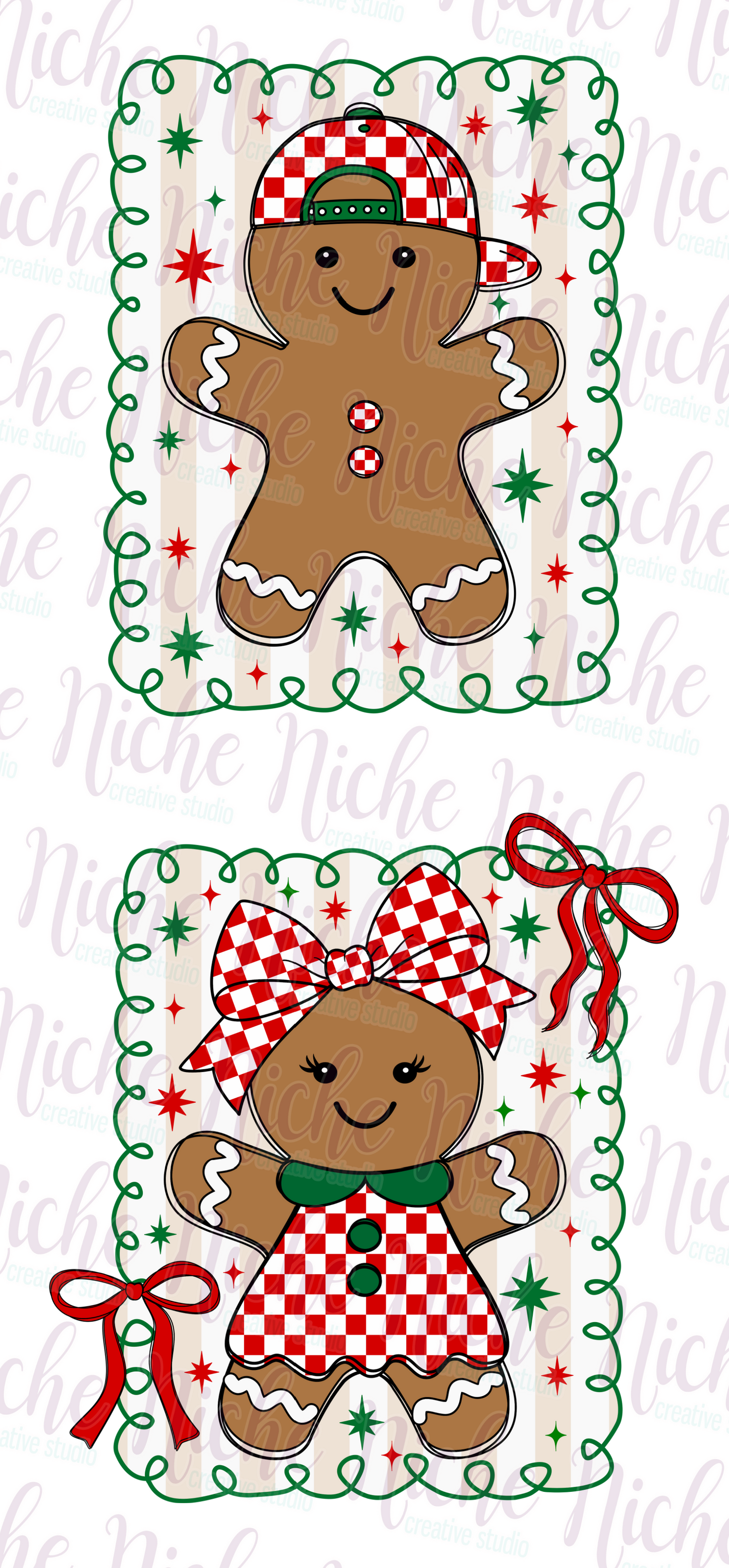 -CHR8506 Gingerbread Decal