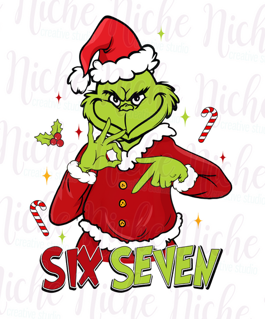 -CHR8508 Green Guy Six Seven Decal