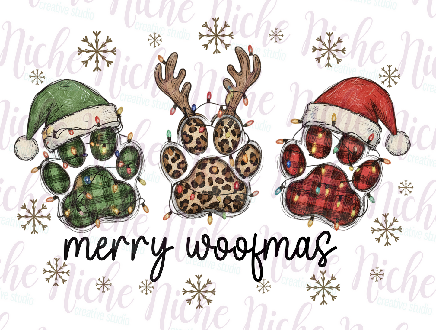 -CHR8528 Woofmas Decal