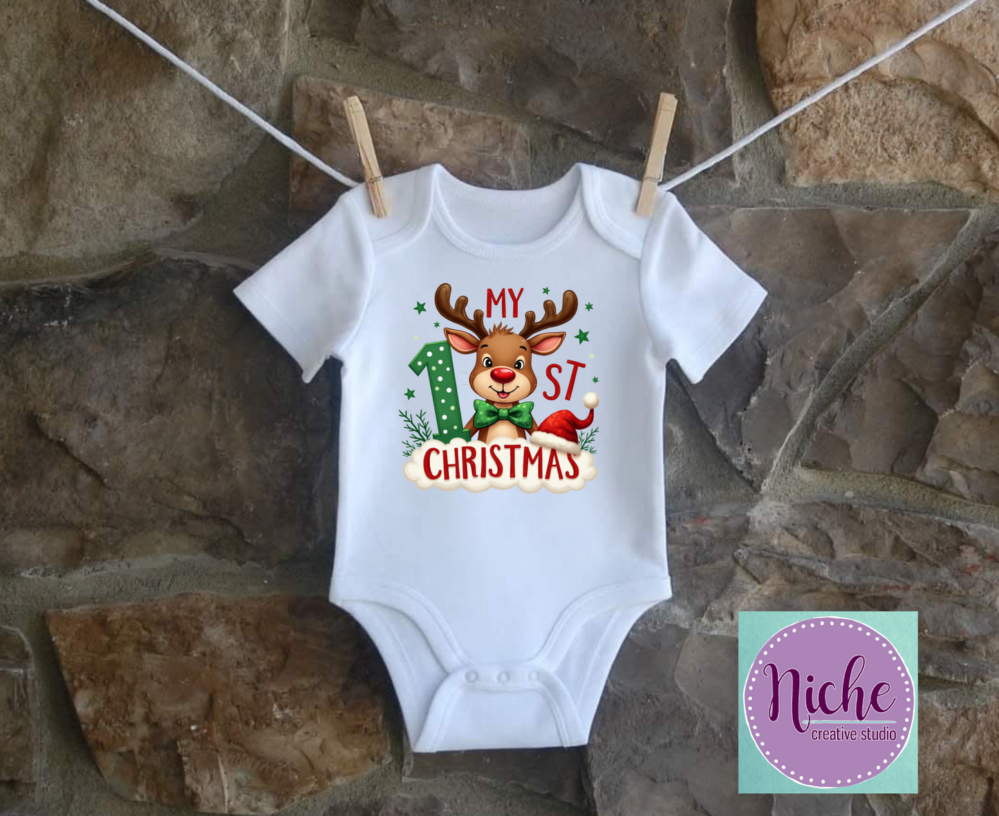 -CHR8565 My 1st Christmas Decal