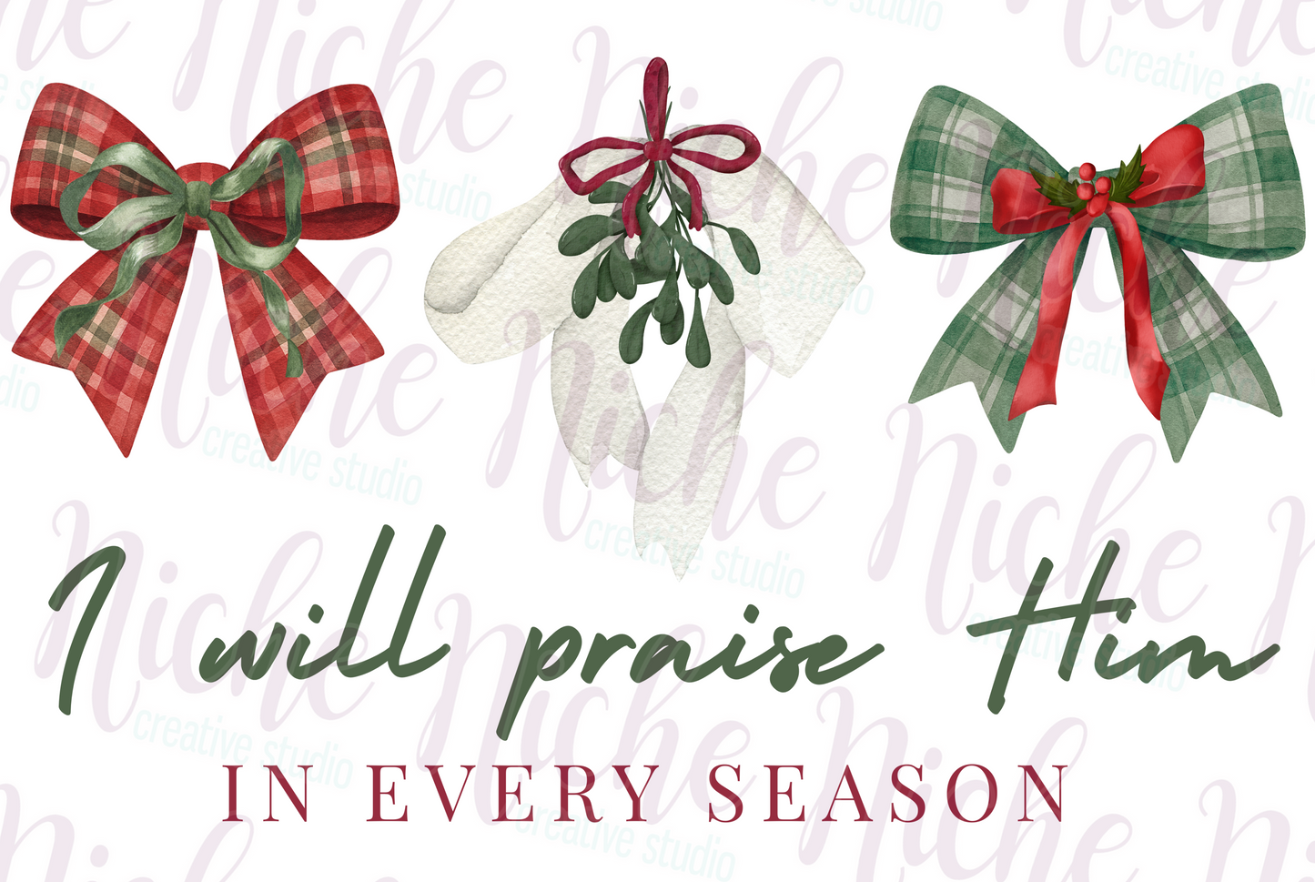 CHR8569 I Will Praise Him Decal