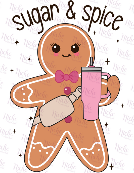 -CHR963 Boujee Gingerbread Decal