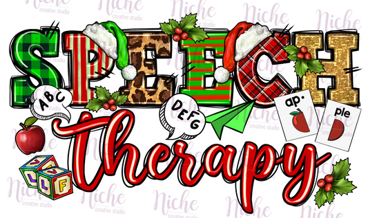 -CHR971 Speech Therapy Decal