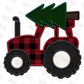 -CHR973 Plaid Tractor Decal