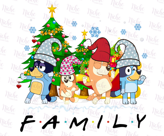 -CHR981 Blue Family Decal