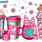 -CHR981 Pink Coffee Decal