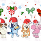 -CHR985 Christmas Friends Decal