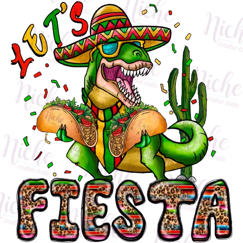 -CIN005 Let's Fiesta Dino Decal