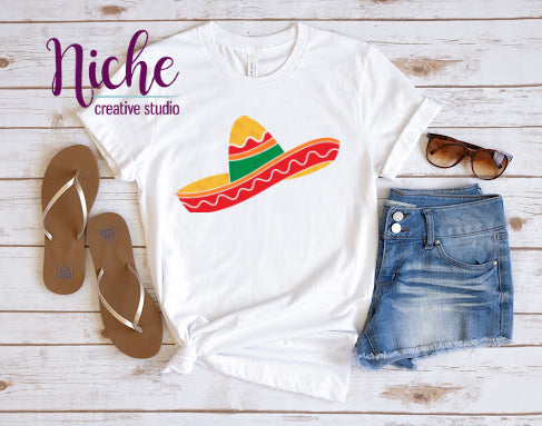 -CIN011 Cinco de Mayo Sombrero Decal