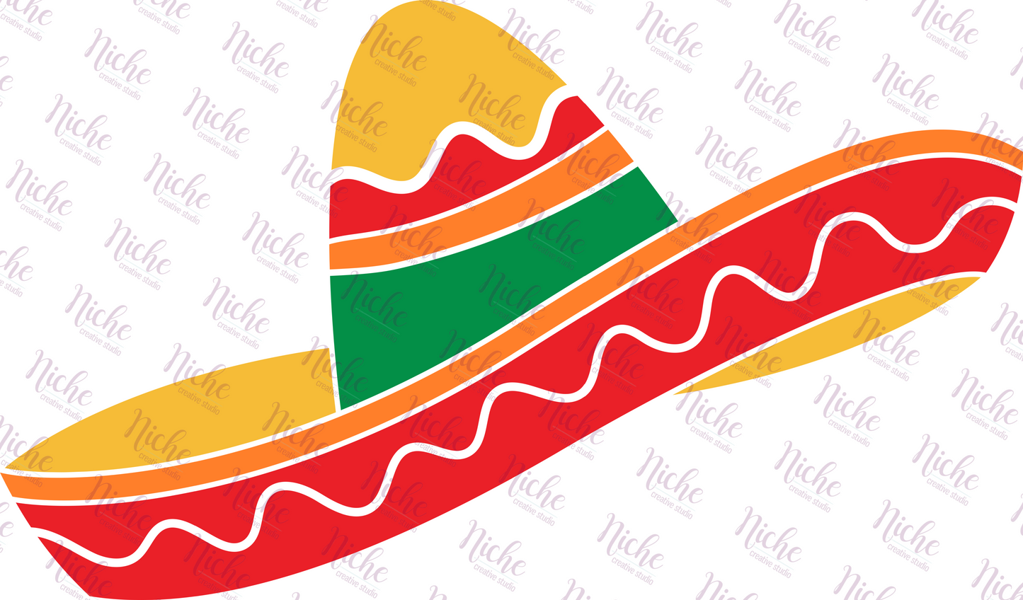 -CIN011 Cinco de Mayo Sombrero Decal