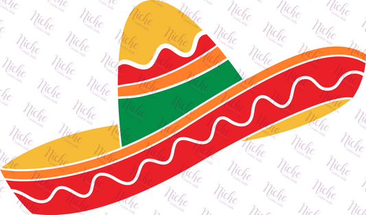 -CIN011 Cinco de Mayo Sombrero Decal