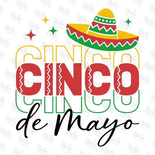 -CIN023 Cinco De Mayo Decal