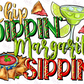 -CIN026 Chip Dippin' Margarita Sippin' Decal