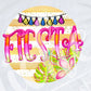 - CIN2612 Fiesta Circle Decal