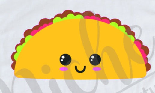 - CIN2619 Smiley Taco Decal