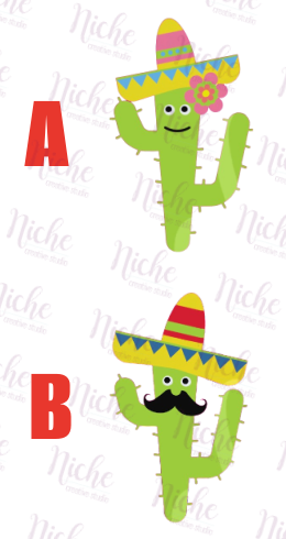 -CIN2624 Cactus Decal