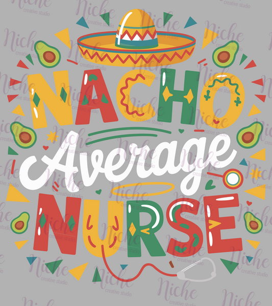 -CIN8133 Nacho Average Nurse Decal