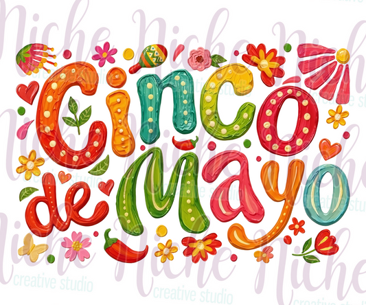 -CIN8136 Cinco de May Decal