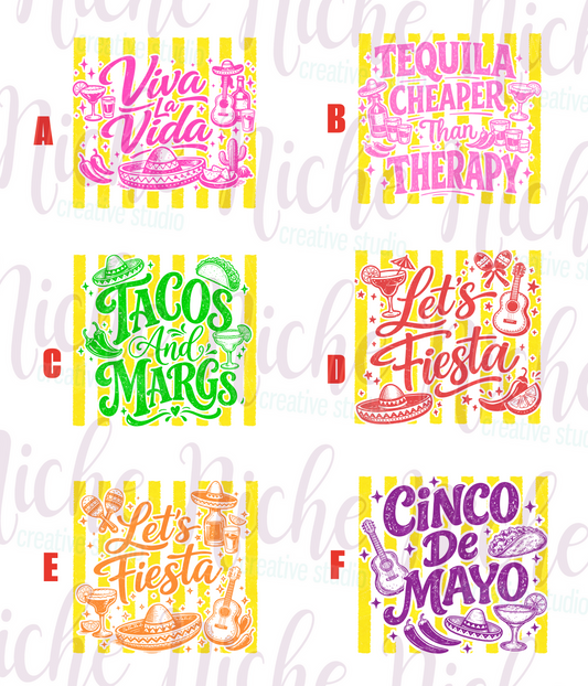 -CIN8140 Fiesta Stripes Decal