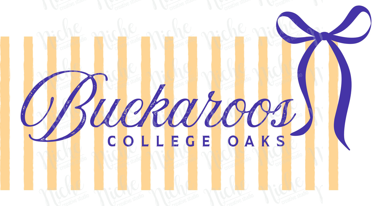 - COL8000 Buckaroos Stripes Decal